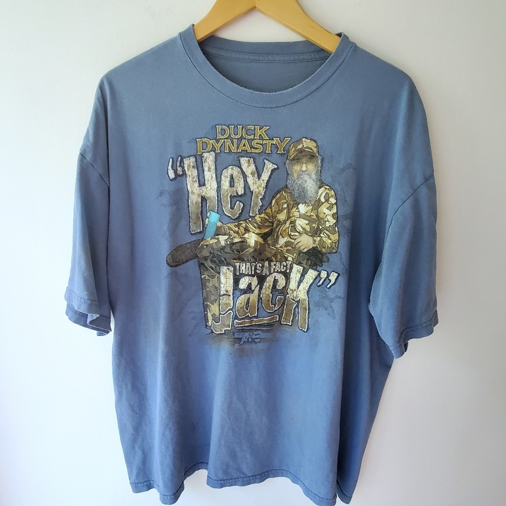 Sky Blue Duck Dynasty Si Robertson Tee
